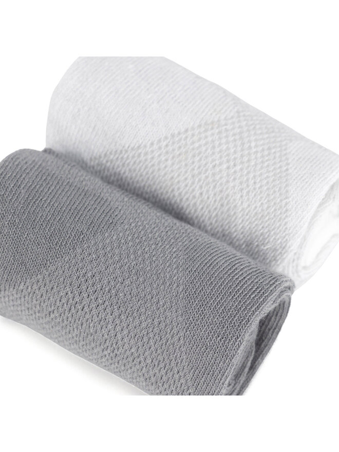 Reebok Set di 2 paia di calzini corti unisex Reebok R0403-SS24 (2-pack) Bianco