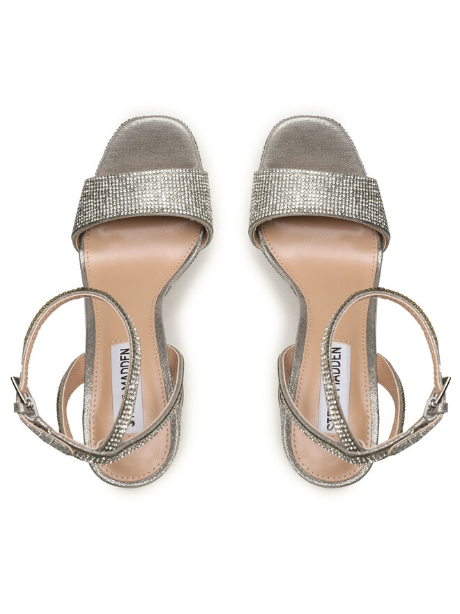 Steve Madden Sandály Steve Madden Lessa-R SM11002394-998 Stříbrná