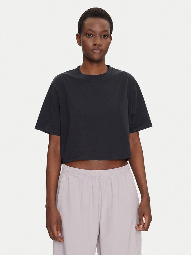 Under Armour Under Armour Marškinėliai Rival 1389721 Juoda Loose Fit