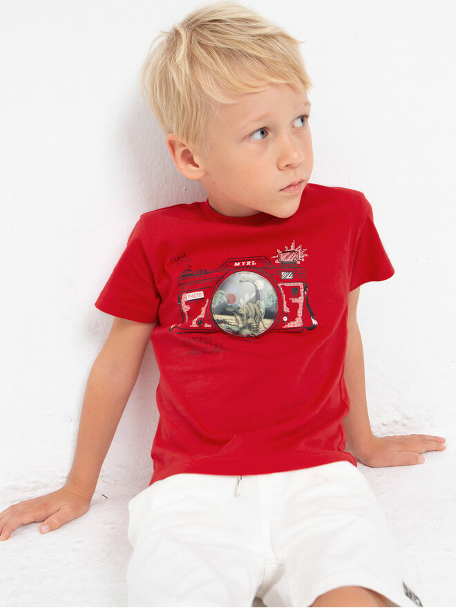 Mayoral Mayoral Camiseta 3003 Rojo Regular Fit