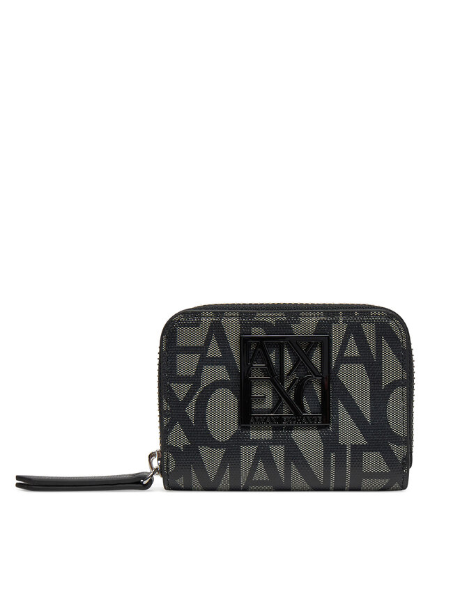 Armani Exchange Малък дамски портфейл Armani Exchange XW001608 AF15324 M2008 Черен