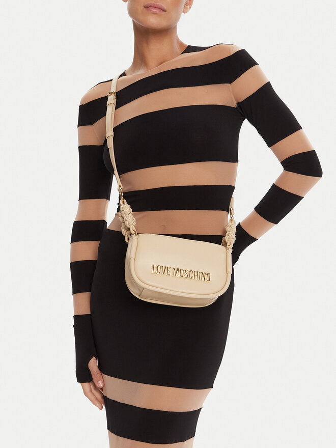 LOVE MOSCHINO Táska LOVE MOSCHINO JC4235PP0MKL0104 Ekru
