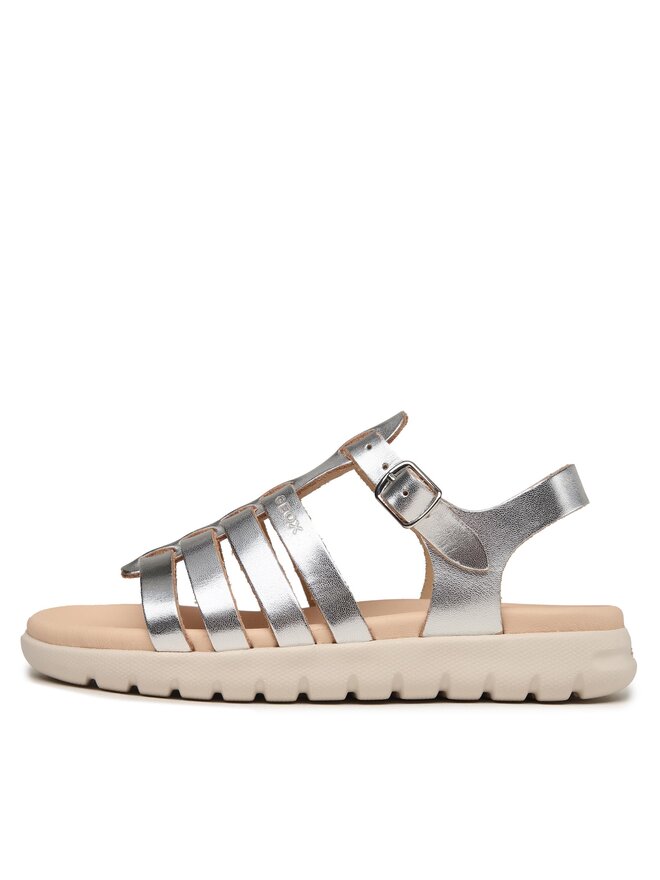 Geox Sandále Geox J Sandal Soleima Gir J35GSB 000CF C1007 S Strieborná