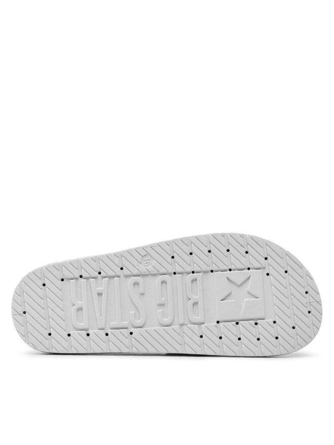Big Star Shoes Klapki Big Star Shoes LL274428 Biały