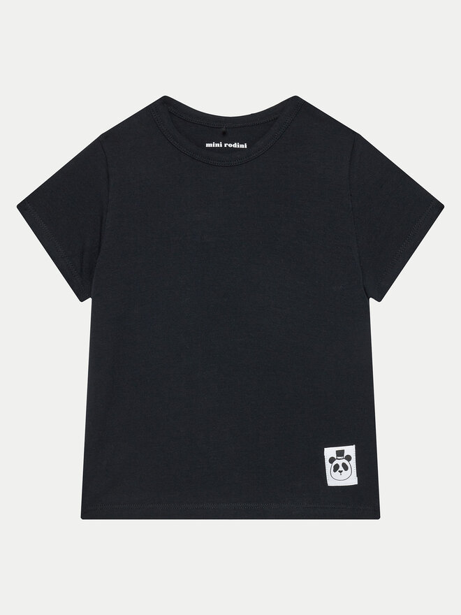 MINI RODINI MINI RODINI Camiseta Basic 1000000199 Negro Regular Fit