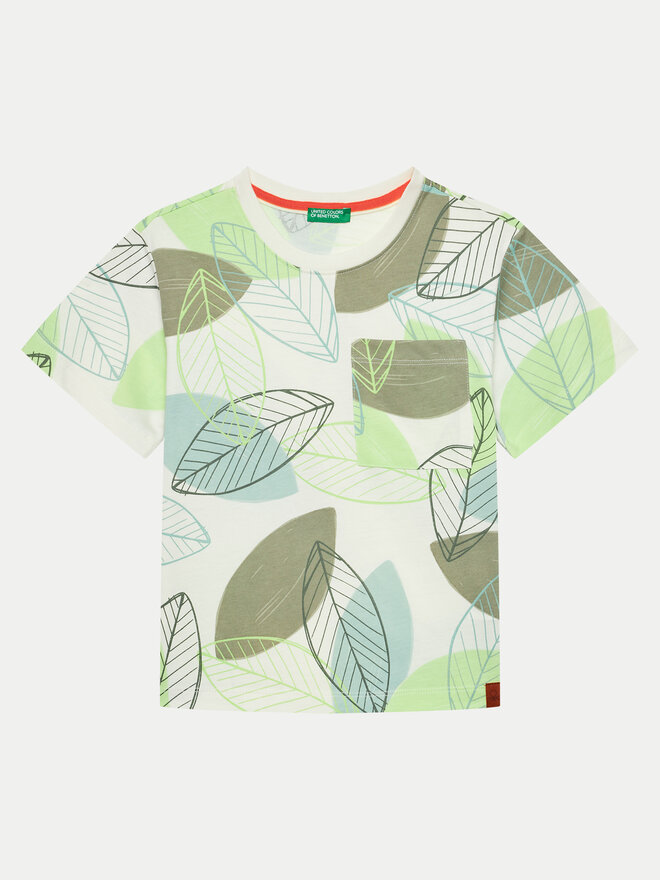 United Colors Of Benetton United Colors Of Benetton Marškinėliai 380UG10EK Spalvota Regular Fit