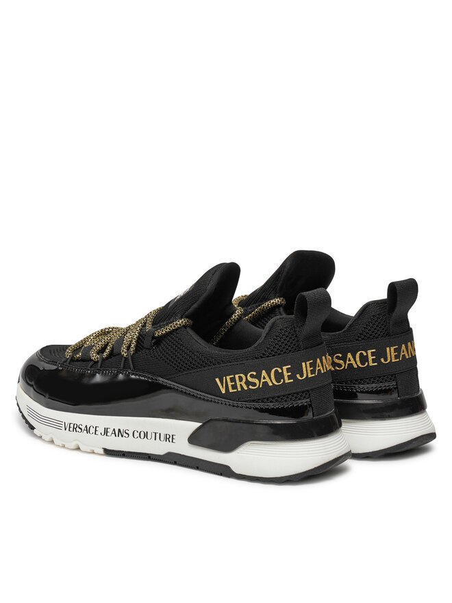 Versace Jeans Couture Sneakersy Versace Jeans Couture Dynamic 77VA3SAB Czarny