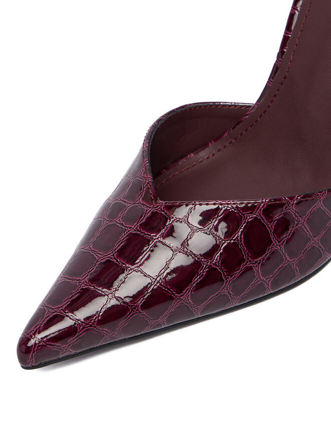 DeeZee High Heels DeeZee CEO-LS6049-10 Dunkelrot