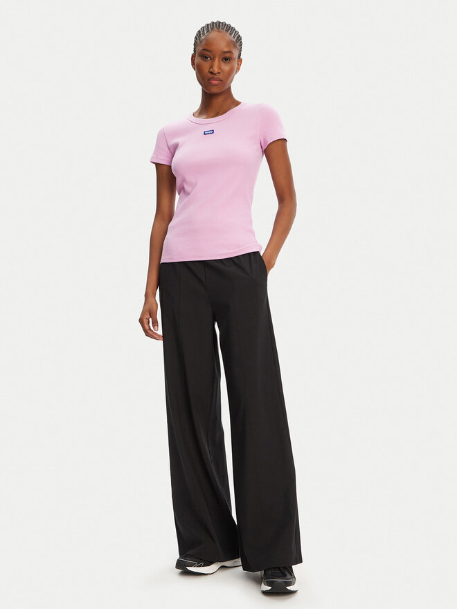 HUGO HUGO Футболка Easy 50523924 Рожевий Slim Fit