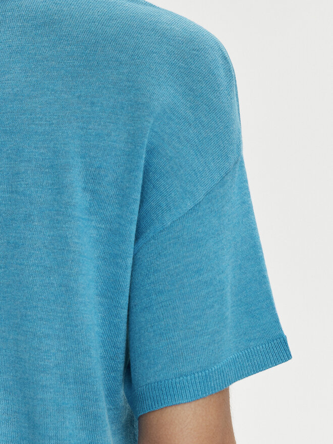 Vila Vila Majica Abella 14089540 Modra Relaxed Fit