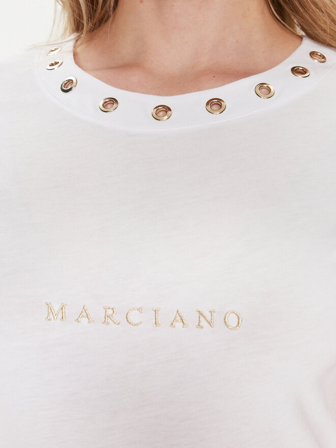 Marciano Guess Marciano Guess Marškinėliai 4RGP24 6138A Balta Regular Fit
