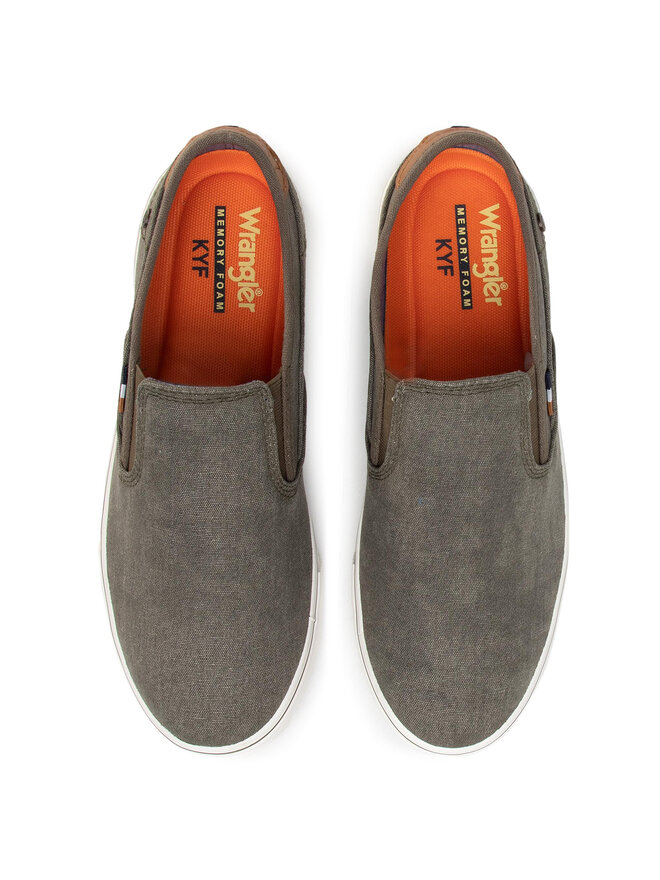 Wrangler Sneakers aus Stoff Wrangler Odyssey Slip On WM01041A Grün