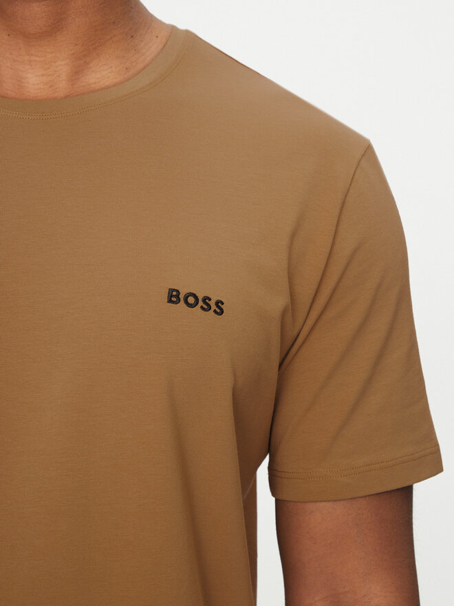 BOSS BOSS Футболка Mix&Match 50515312 Бежевий Regular Fit