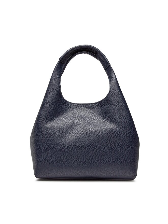 Tommy Hilfiger Handtasche Tommy Hilfiger Th Plush Small Satchel AW0AW14185 Dunkelblau