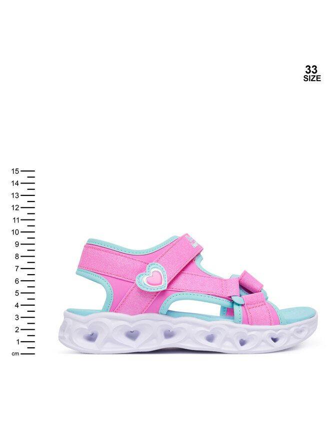 Skechers Босоніжки Skechers Heart Lights Sandals 303114L/PKTQ Рожевий