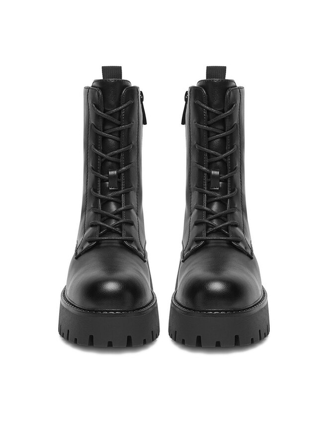 DeeZee Botines planos DeeZee CEO-HY9876-1 Negro