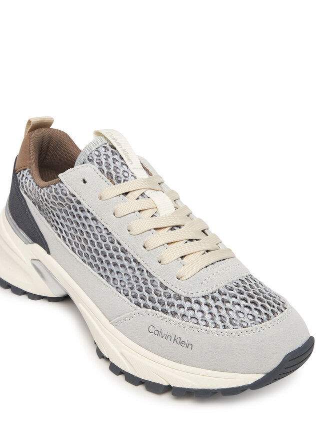 Calvin Klein Laisvalaikio batai Calvin Klein Hike Runner Lace Up Techmix YW0YW02030 Smėlio
