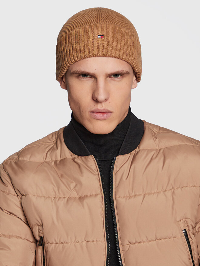 Tommy Hilfiger Шапкa Tommy Hilfiger Flag AM0AM10529 Коричневий