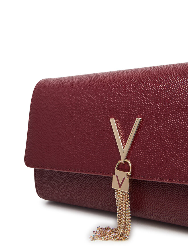 Valentino Ročna torba Valentino Divina VBS1R401G Bordo rdeča