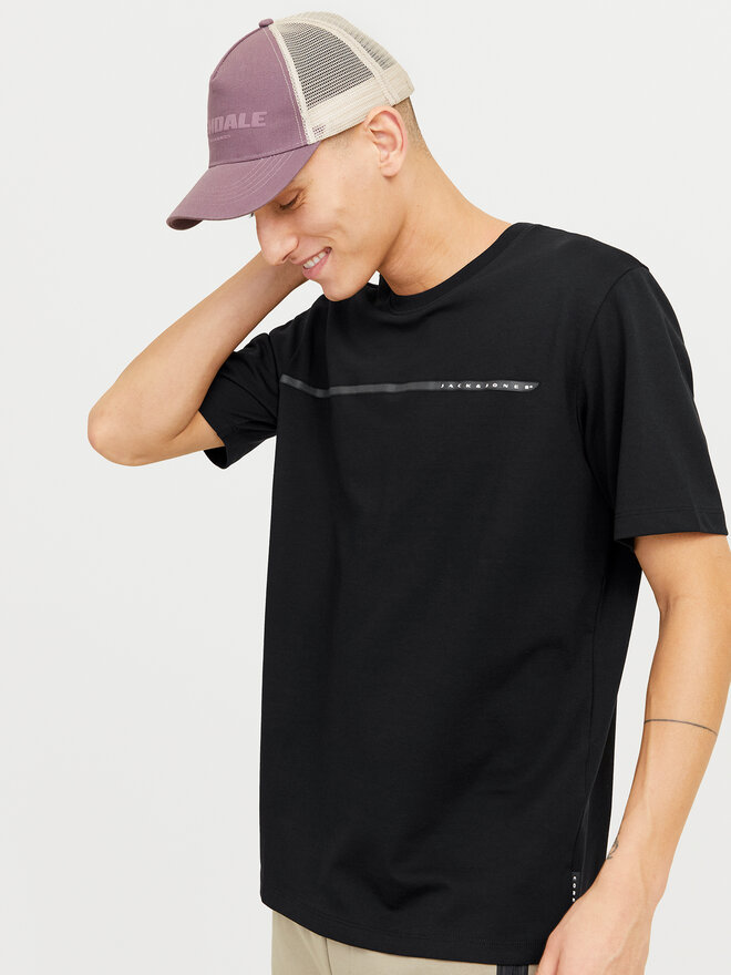 Jack&Jones Jack&Jones Marškinėliai Fusion 12273120 Juoda Regular Fit