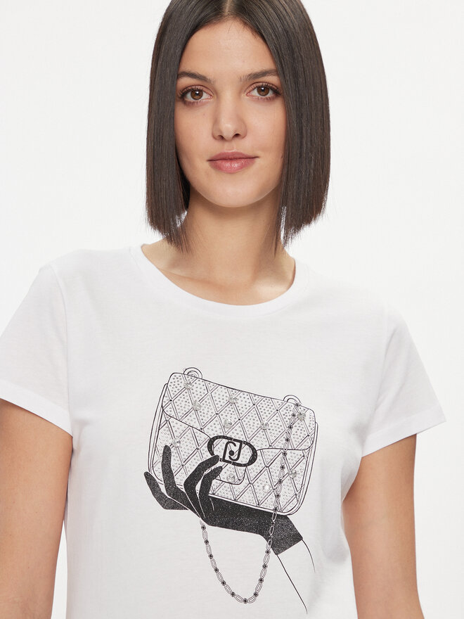 Liu Jo Liu Jo T-Shirt WA4034 JS923 Λευκό Regular Fit