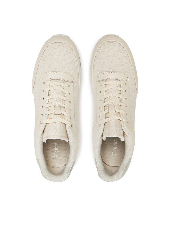 Calvin Klein Αθλητικά Calvin Klein Runner Lace Up - Jacq HW0HW02413 Εκρού