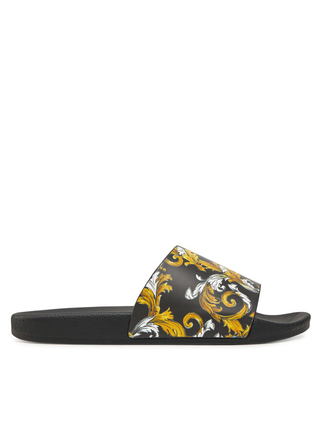 Versace Jeans Couture Παντόφλες Versace Jeans Couture 78YA3SQ4 Μαύρο