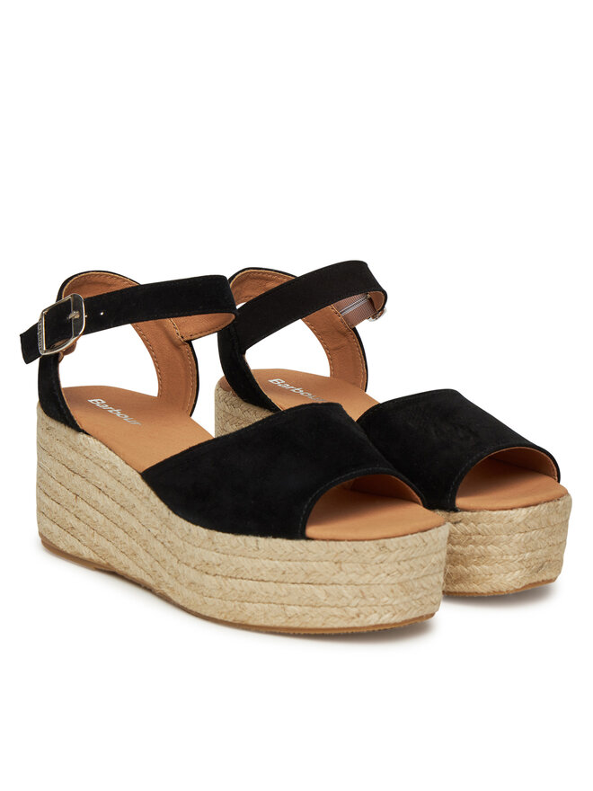 Barbour Espadryle Barbour Aspen LFO0767BK31 Czarny