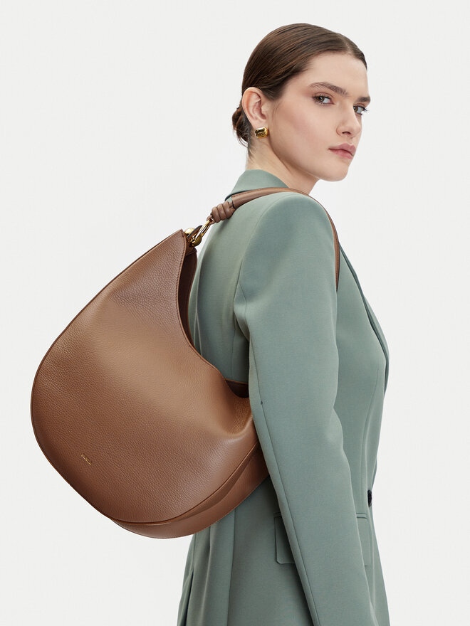 Furla Ročna torba Furla Sfera Nera WB01358 BX0176 YU500 Rjava