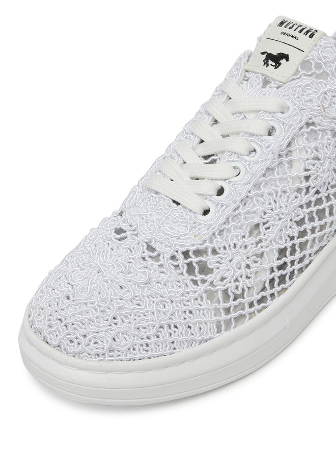 Mustang Sneakersy Mustang 1468-301 Biela