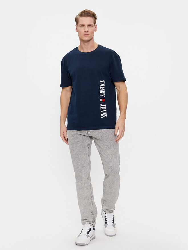 Tommy Jeans Tommy Jeans Marškinėliai Archive DM0DM18295 Tamsiai mėlyna Regular Fit