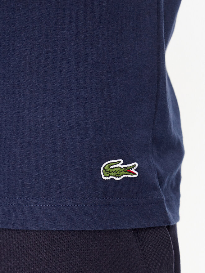 Lacoste Lacoste Marškinėliai TH1285 Tamsiai mėlyna Regular Fit