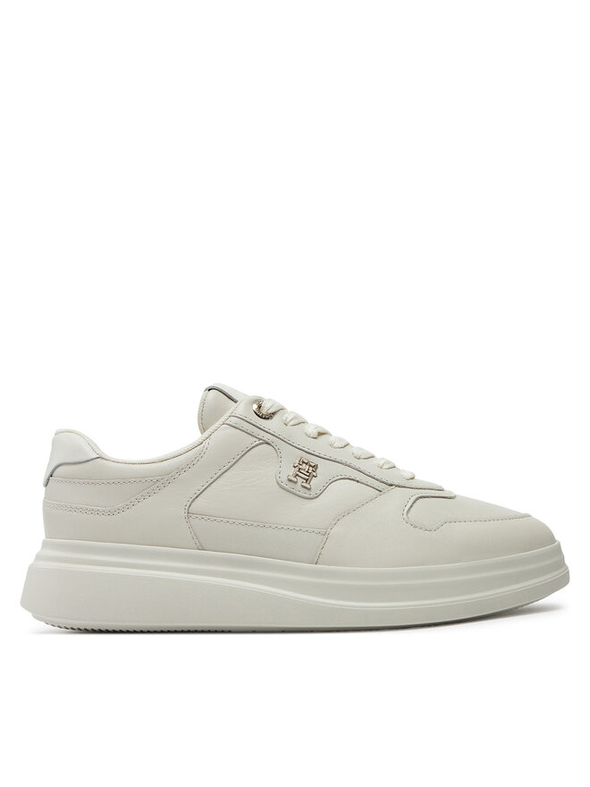 Tommy Hilfiger Snīkeri Tommy Hilfiger Lux Pointy Court Sneaker FW0FW07991 Écru