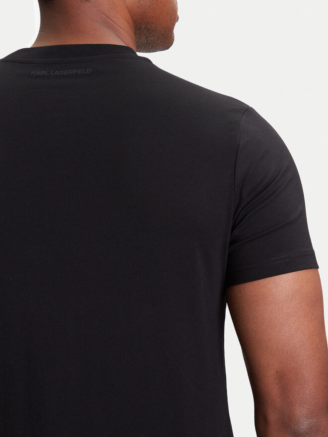 KARL LAGERFELD KARL LAGERFELD T-Shirt 755071 553250 Schwarz Regular Fit