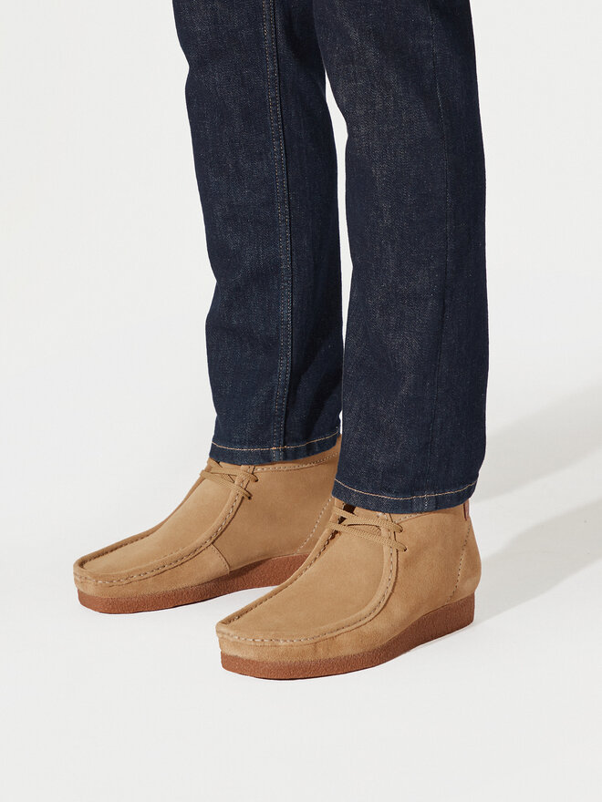 Clarks Schnürschuhe Clarks Shacre Boot 26159438 Beige