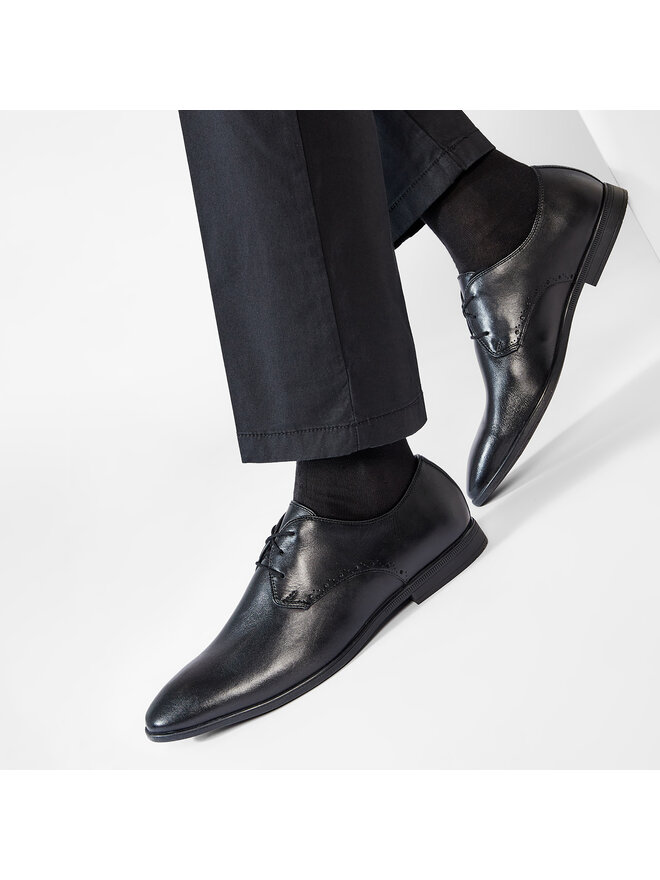 Clarks Halbschuhe Clarks Bampton Park 261520877 Schwarz