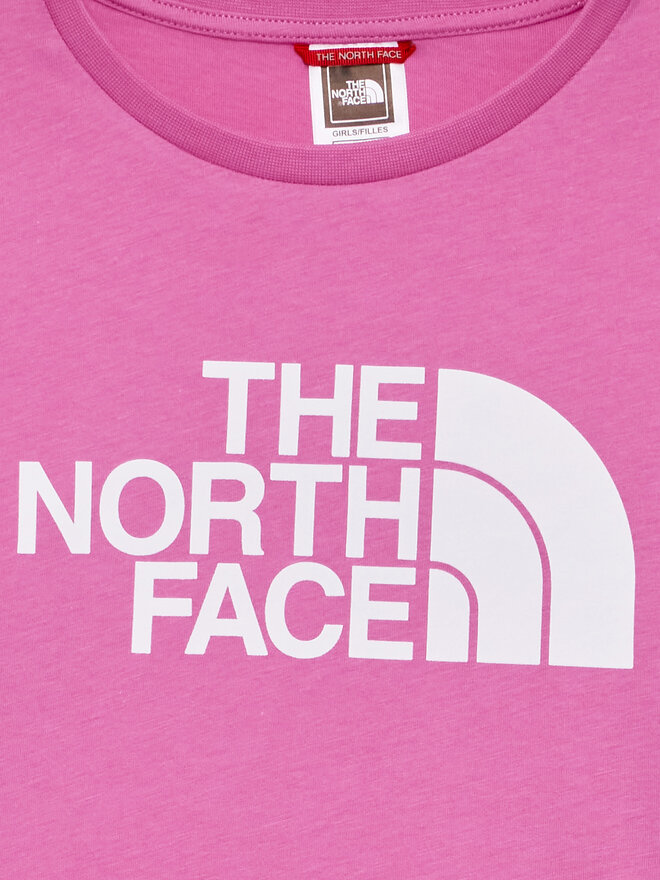 The North Face The North Face Marškinėliai Crop Easy NF0A83EU Rožinė Regular Fit