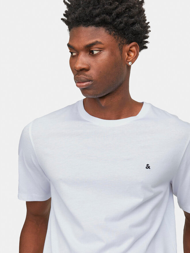 Jack&Jones Jack&Jones Marškinėliai Paulos 12245087 Balta Standard Fit