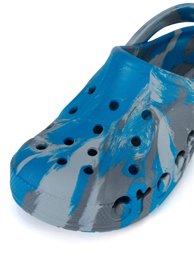 Crocs Şlapi Crocs BAYA MARBLED CLOG KIDS 207016-4GL Bleumarin