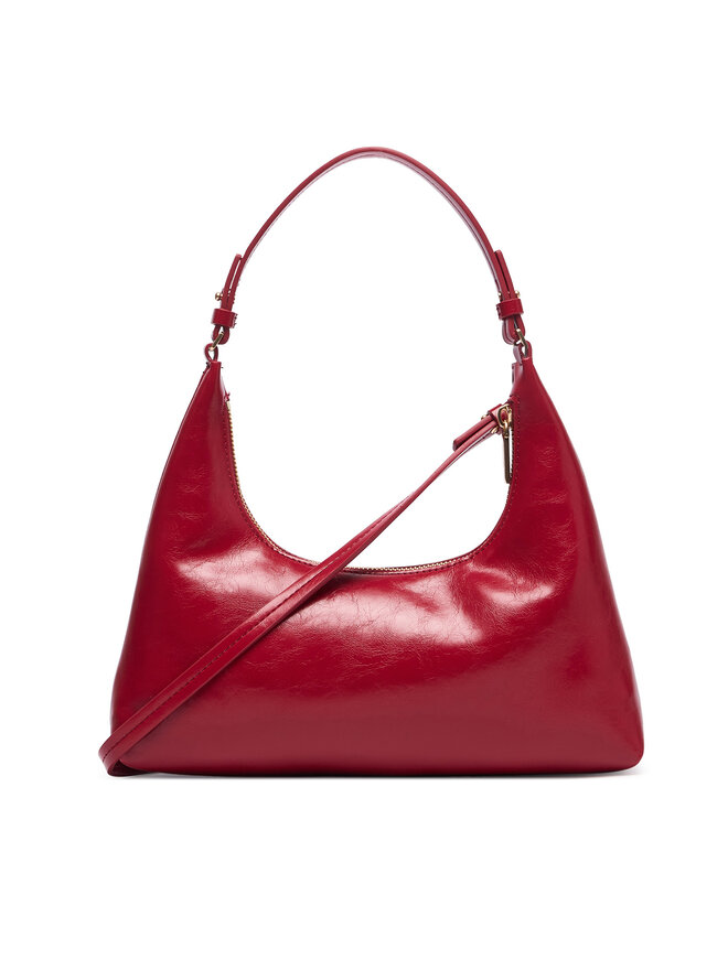 Calvin Klein Handtasche Calvin Klein Foil Logo Glossy Conv Shoulder B LV04F3737G Rot