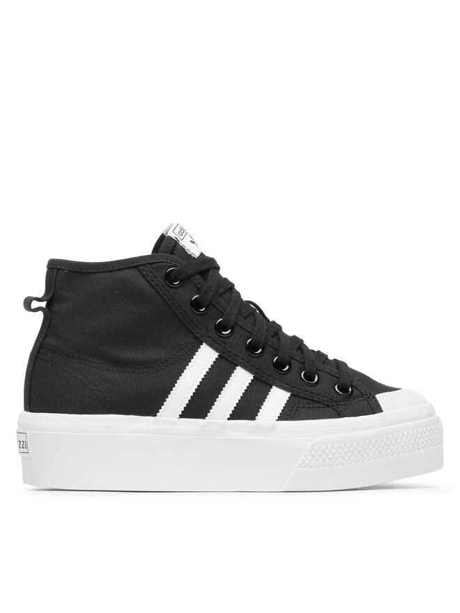 Sneakersy adidas Nizza Platform Mid W FY2783 Czarny | eobuwie.com.pl