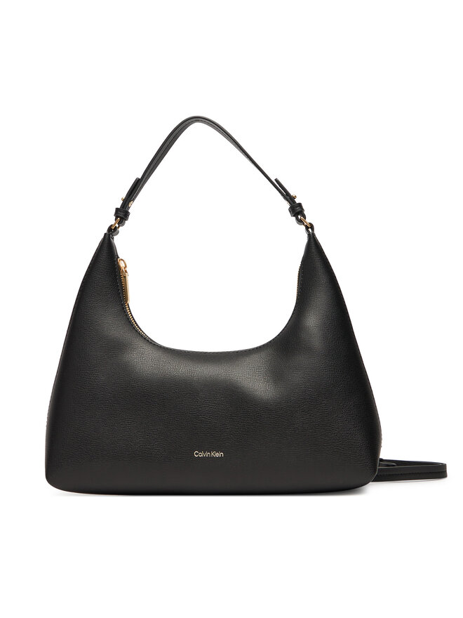 Calvin Klein Handtasche Calvin Klein Foil Logo Conv Shou?Lder Bag LV04F3272G Schwarz
