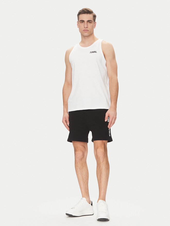 KARL LAGERFELD KARL LAGERFELD Tank top A1M46069 Λευκό Regular Fit