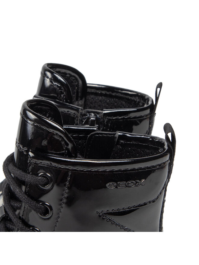 Geox Schnürstiefeletten Geox J Casey G. G J9420G 000HH C9999 S Schwarz