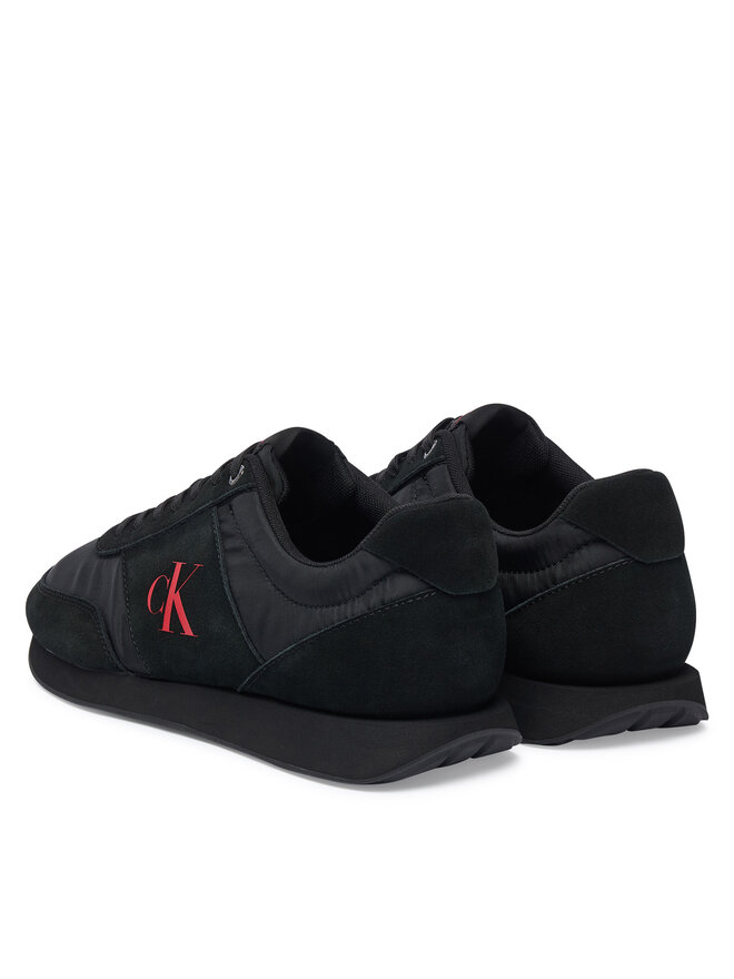 Calvin Klein Sneakers Calvin Klein Retro Runner Band Lth-Su HM0HM02212 Schwarz