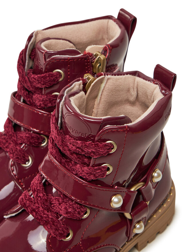 Mayoral Schnürstiefeletten Mayoral 44479 Dunkelrot