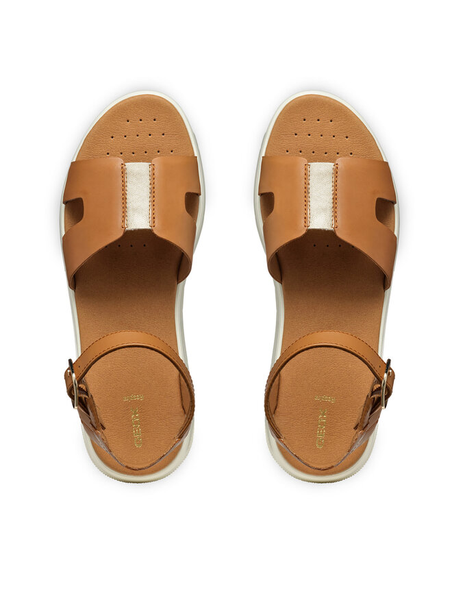 Geox Σανδάλια Geox D Dandra D55NNB 05443 C5F2L Καφέ