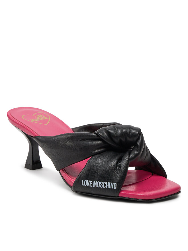 LOVE MOSCHINO Klapki LOVE MOSCHINO JA28365G0IIE0000 Czarny