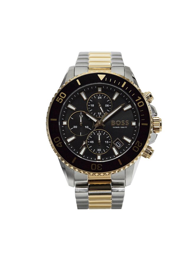 BOSS Zegarek Boss Admiral 1513908 Srebrny