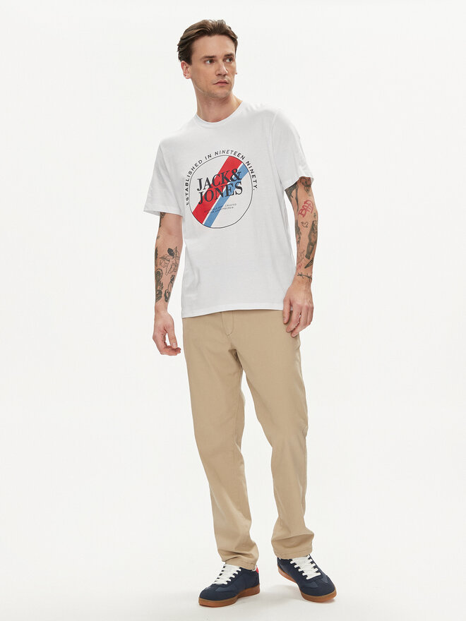 Jack&Jones Jack&Jones Camiseta Loof 12248624 Blanco Standard Fit